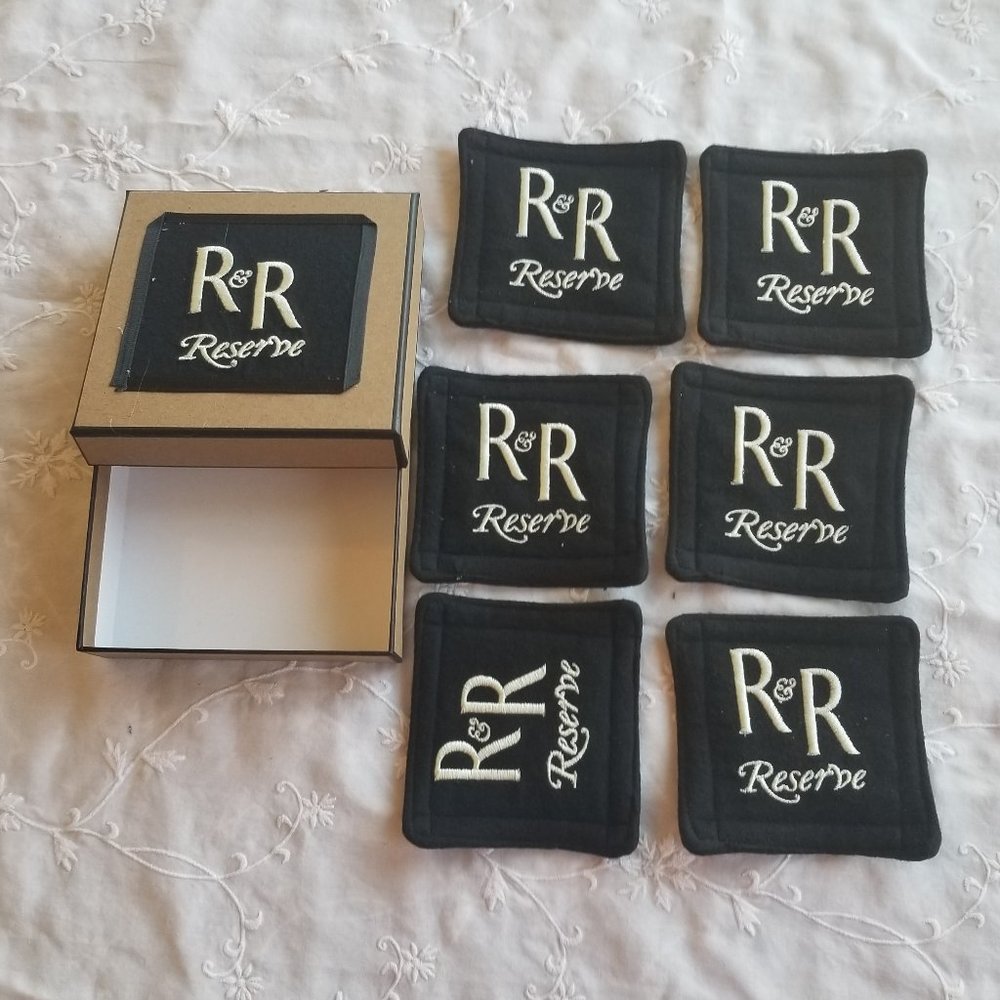 Crown Royal - R&R Reserve coasters and box